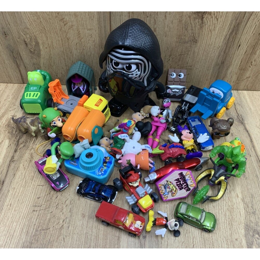 Random Toy Lot- Vintage & Modern 4 lbs Reseller or Collectors Paradise Box 10